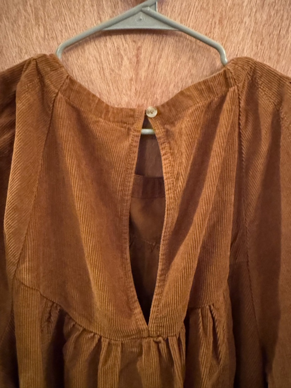 Free People "Memories of You" Corduroy Tunic Top - Picture 4 of 5